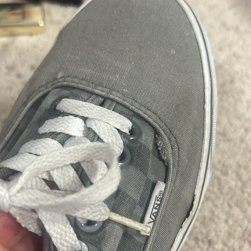 Vans off the wall canvas shoes men’s 9, women’s 10.5. - Picture 7 of 7